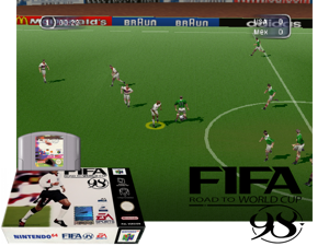 FIFA - Road to World Cup 98 (Europe) (En,Fr,De,Es,It,Nl,Sv) Cover